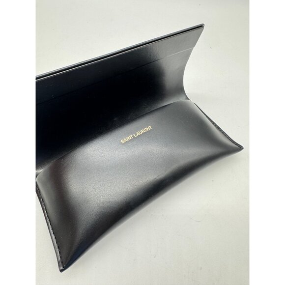 SAINT LAURENT Amelia women's sunglasses + case Black/Gold 55mm SL M137 - Picture 10 of 16